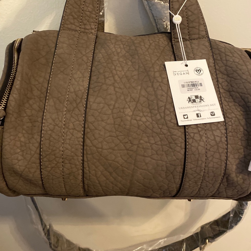 Urban Expressions VEGAN Nola handbag in Nutmeg